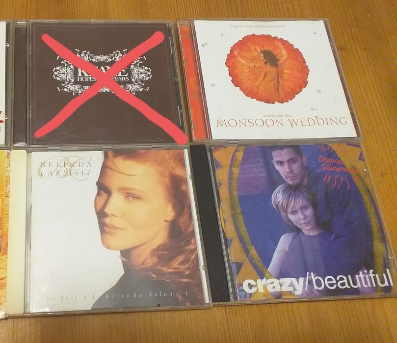 Cds originais madonna alanis belinda carlisle bandas sonoras