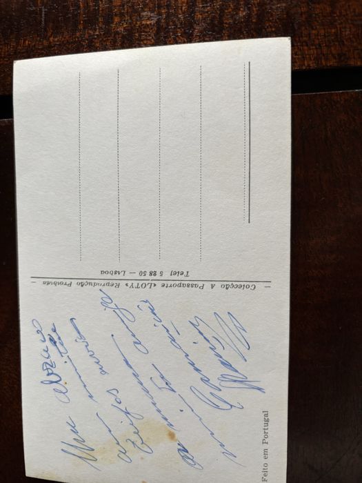 Postais antigos de 1948 e 1959