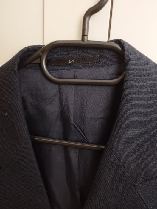 Granatowa marynarka 45% wełna 54 XL C&A