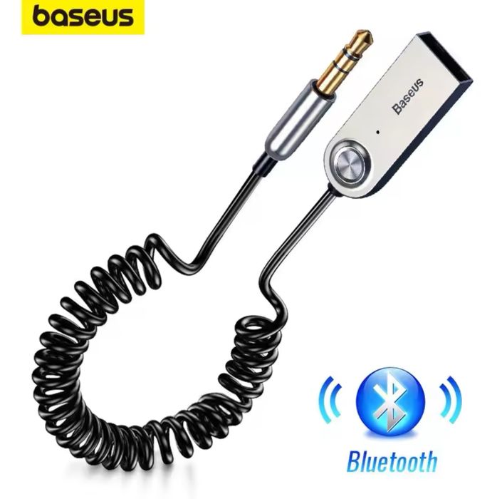 Baseus BA01 Aux USB Bluetooth адаптер ключ кабель для автомобіля 3,5mm