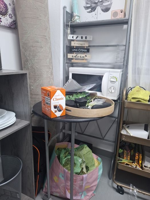 Mesa estante de refeição