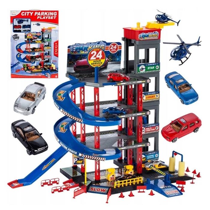 Parking Samochodowy Garaż Wielopoziomowy Winda Myjnia Auta Helikopter