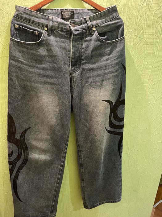 balenciaga tribal jeans balenci vetements
