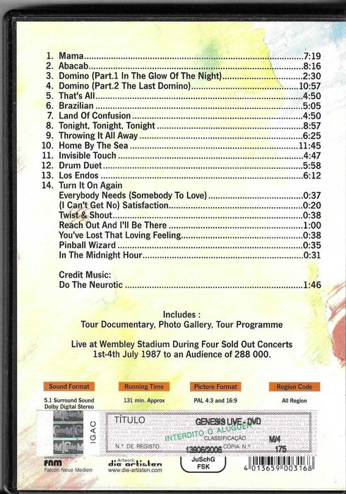 Genesis - Live at Wembley Stadium (DVD)