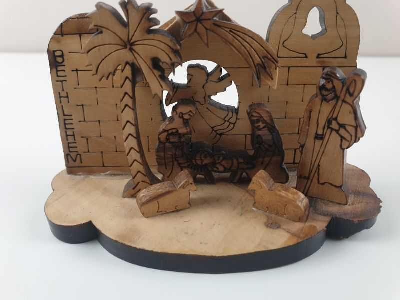 Szopka mini drewniana nowa