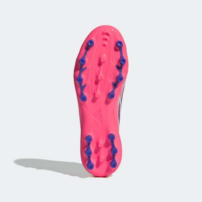 Chuteiras de Futebol Criança F50 Hyperfast League AG Branco/Violeta