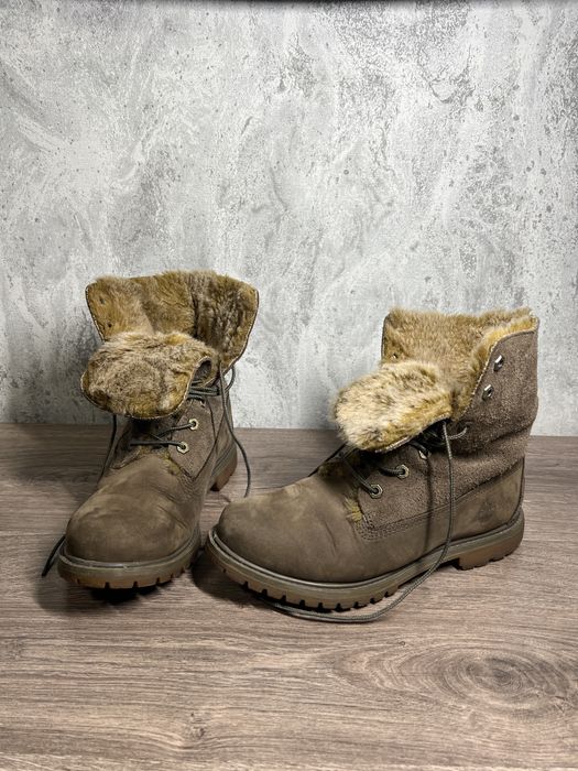 Timbarland Fur Boots Зимові Ботинки на Хутрі Теплі Боти