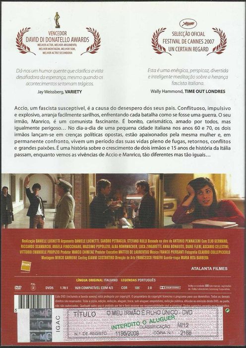 My Brother Is an Only Child (FNAC edition) (2007)64171275910659121