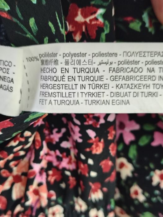 Квітковий комбінезон -палаццо від Zara, розмір S ,як сукня мідіZara