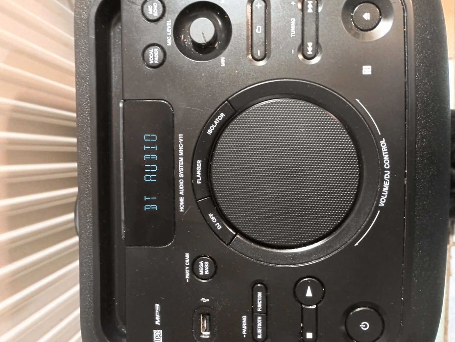 Głośnik Sony MHC-V11  przenośny bluetooth Radio FM MP3 CD USB LED