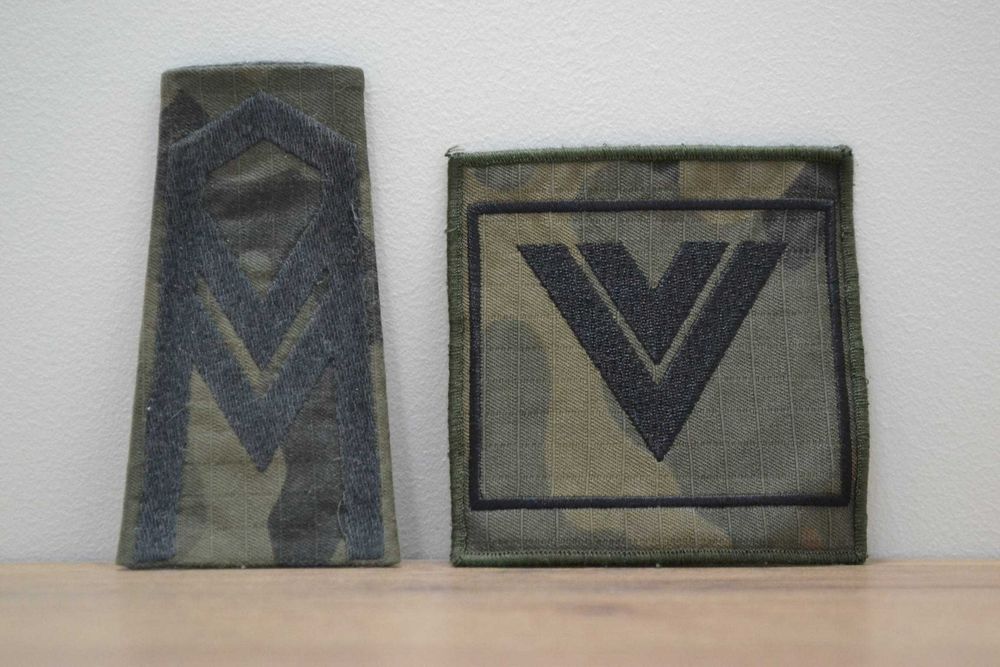 pochewka + naszywka 2szt st. starszy sierżant mundur goratex stopień