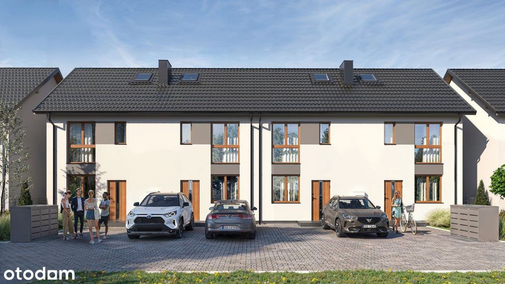 3-pokojowe mieszkanie 61 m² z ogródkiem, 2 miejsca postojowe, Rączna