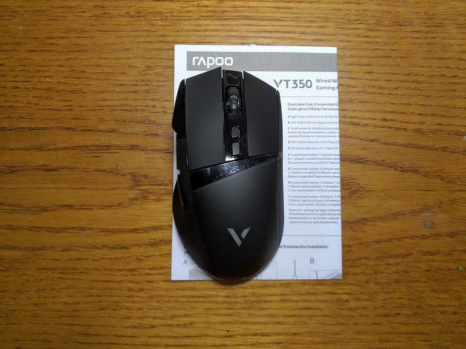 Мышь игровая беспроводная 2.4Ггц  RAPOO VT350 проводная