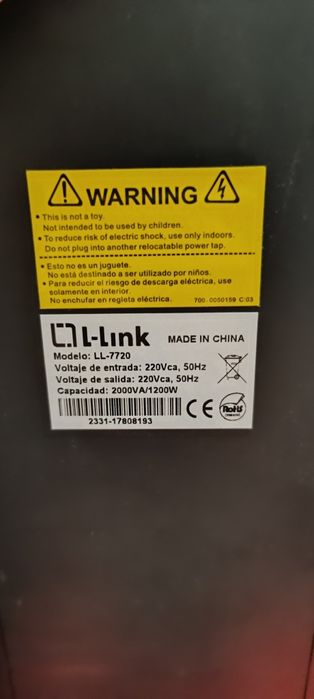 Ups L Link 2000VA64585347531777121