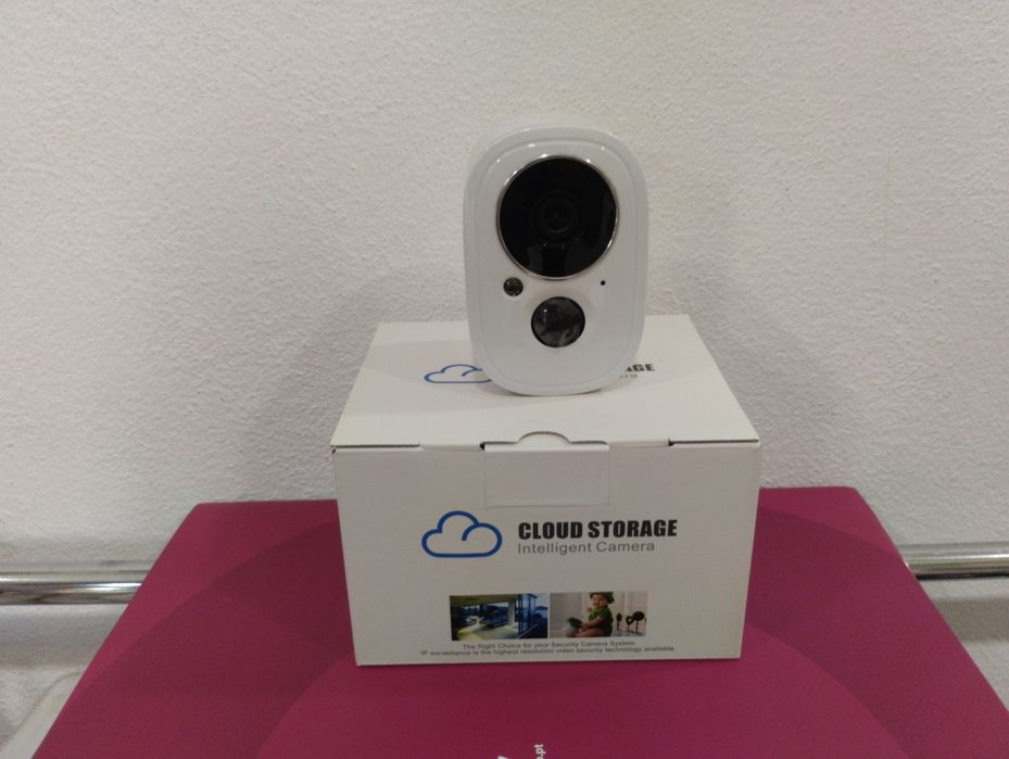 Câmera segurança WiFi a bateria