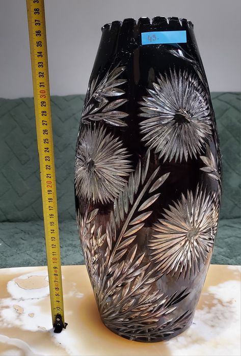 Duży kryształowy wazon