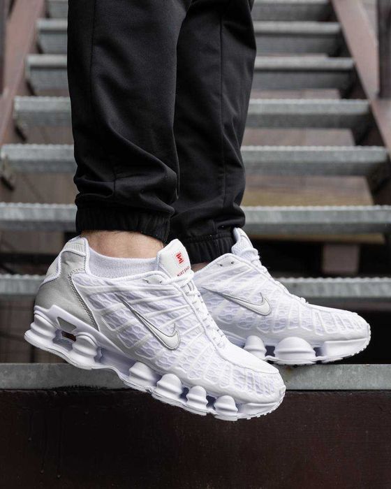 !SALE! Nike Shox TL White 36 37 38 39 40 41 42 43 44 45 46 найк шокс