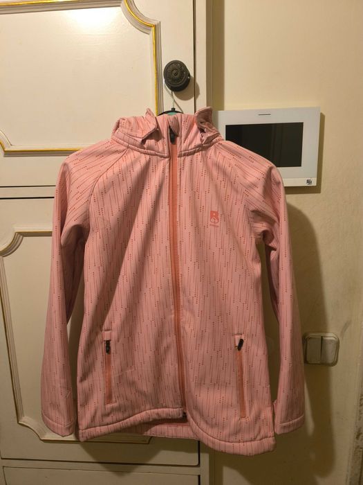 Boriken Softshell - Pink - Girls' Jacket, Size 10 Years