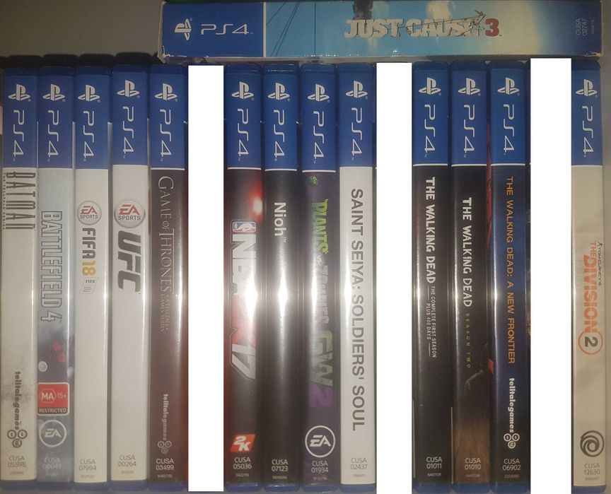 Lote de jogos para PlayStation 4