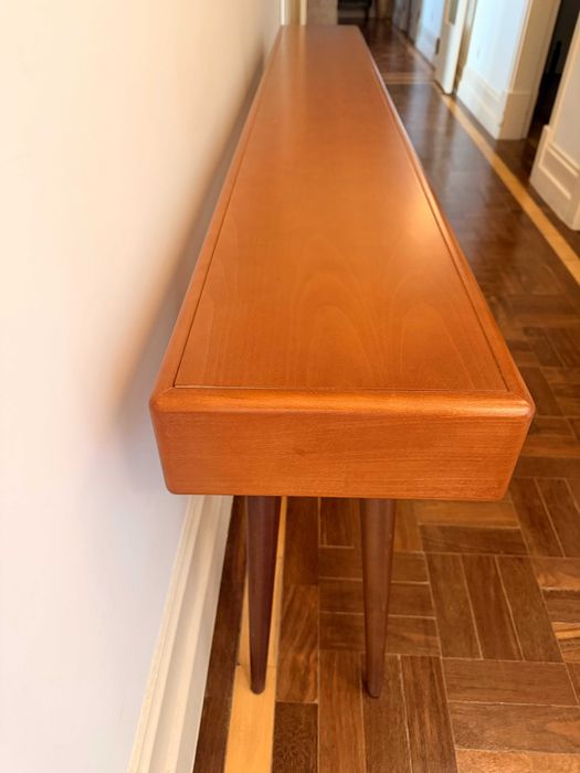 Consola Longa Modernista Mid-Century Vintage – 218 cm