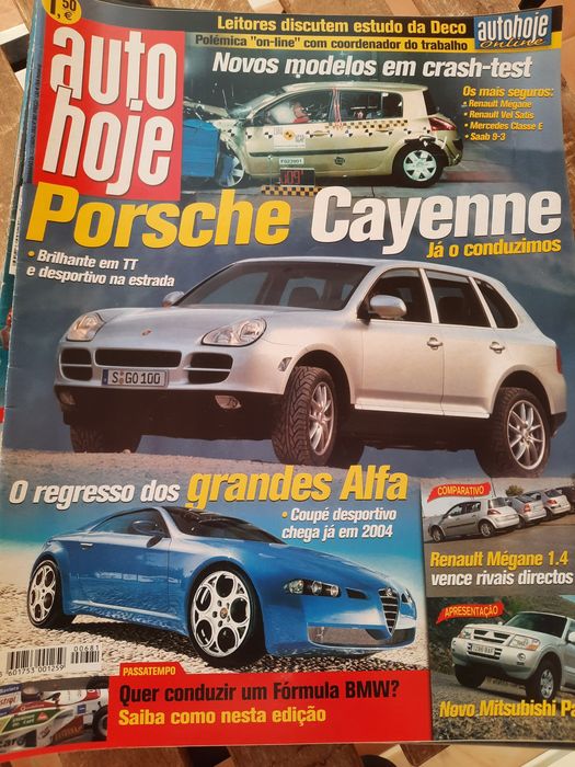 Revistas antigas "Auto Hoje"