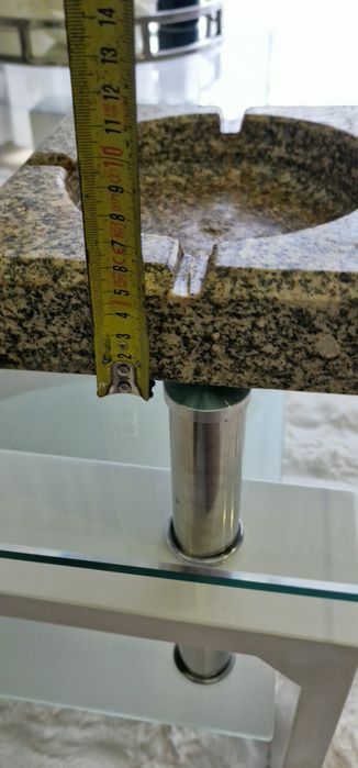 Cinzeiro em pedra mármore