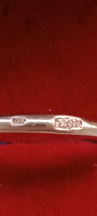 Кольцо каблучка ссср 583  с бриллиантами  діамантами 3,36г р.18-18,5