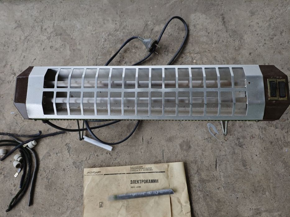 Электрокамин из тех времен