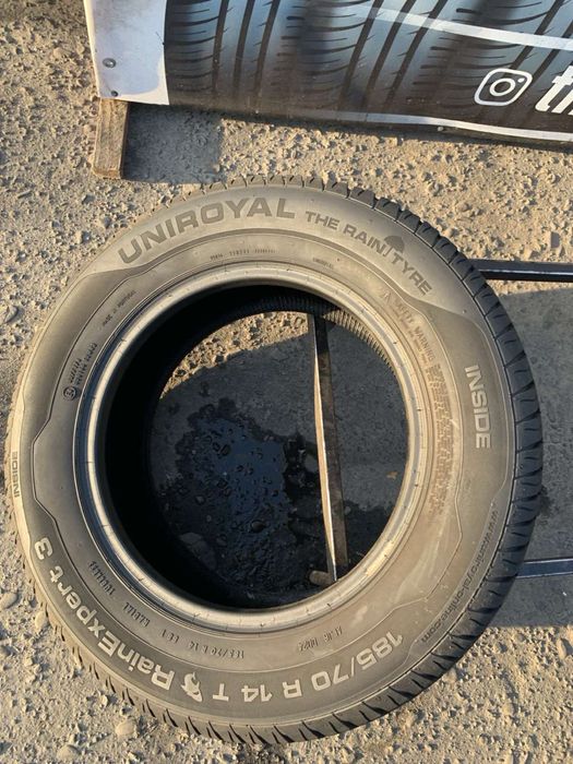 Шини 185/70 R14 пара Uniriyal літо  6,5мм