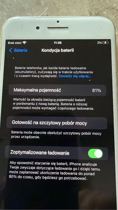 Iphone 7 Plus Złoty