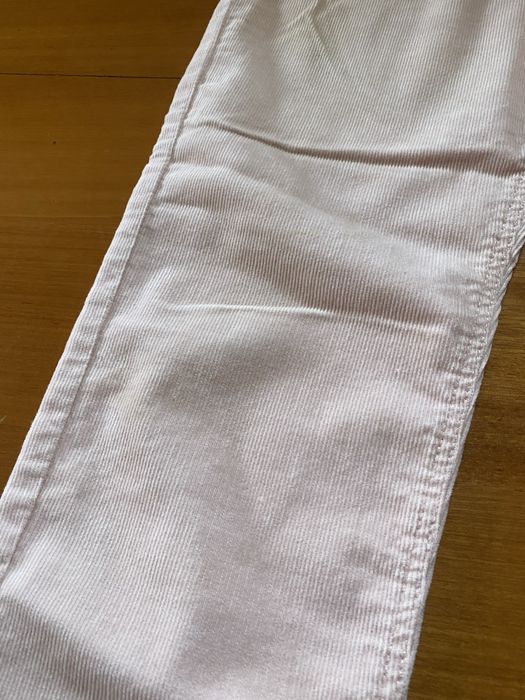 Calças bombazina rosa claro H&M 11/12 anos