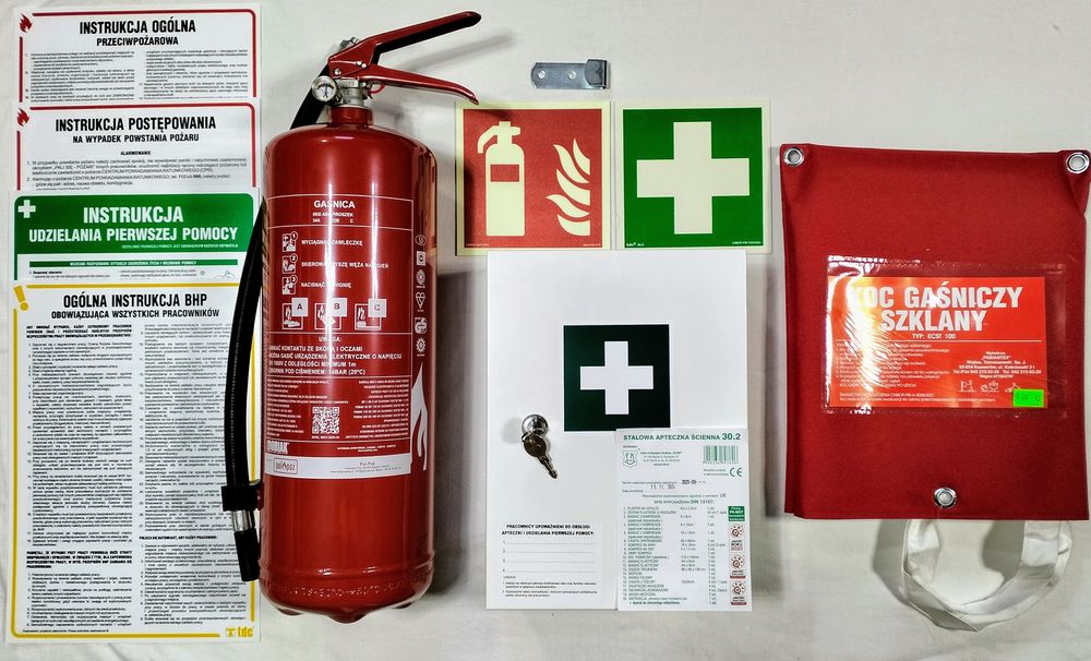 Pełny zestaw PPOŻ i BHP Tanio