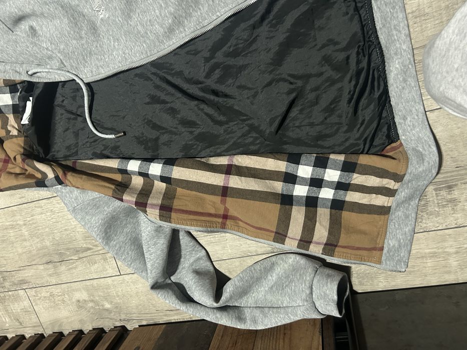 Bluza burberry szara