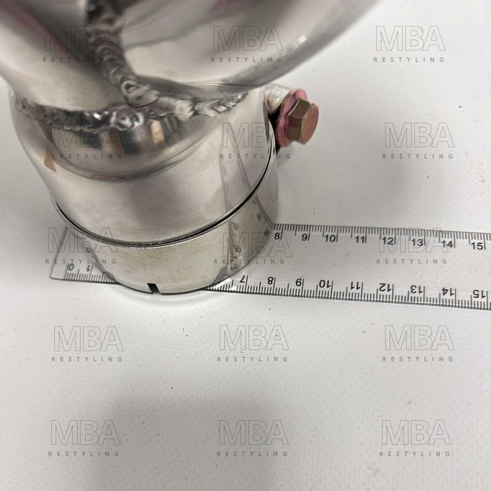 Выхлоп на BMW G30 M Akrapovic карбон скошенный