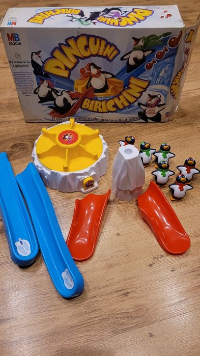 Gra zręcznościowa pingwiny pinquini birichini giochi