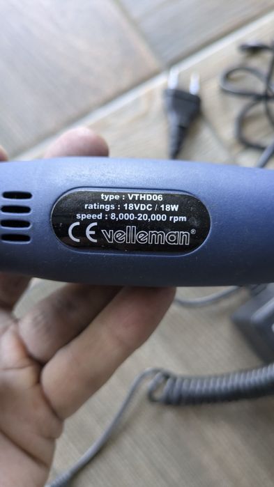 Precyzyjna wiertarka, szlifierka velleman, dremel