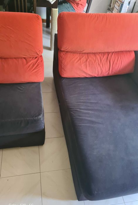 Sofá com chaise longue