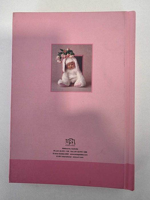 Anne Geddes – Mini álbum de fotografias “Baby Bunny” rosa