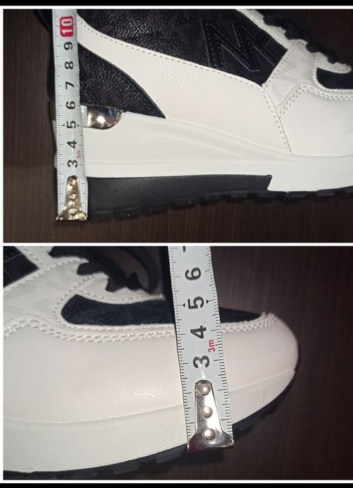 Sneakersy na koturnie r.36