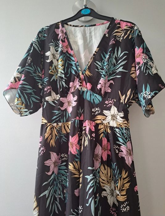 Vestido comprido florido