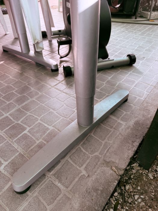 Mesa escritório metal com suporte para computador 160x120 cm