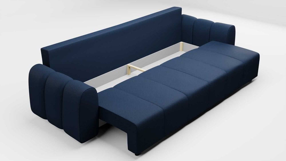 Kanapa,sofa CHILL-Funkcja Spania 145/200cm,Pojemnik! Transport Gratis!