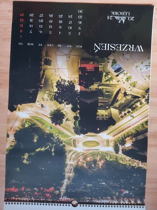 Kalendarz - Lębork 2024, zdjęcia, 42×60cm