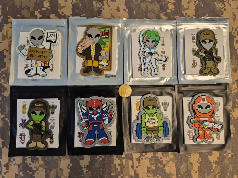 5.11 Патчи Blind Pack Mystery Aliens/Wild One/Gnome