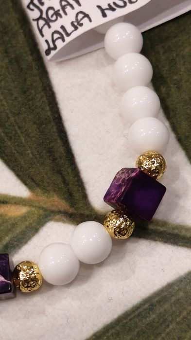 Bransoletka z naturalnych kamieni