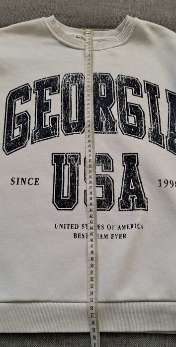 biała bluza Bershka r.S/36