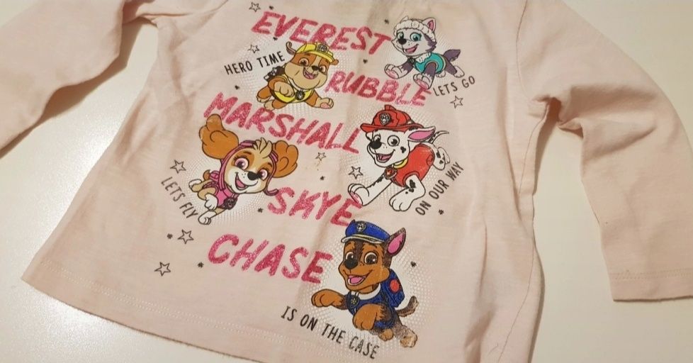 Next 74 śliczna bluzeczka psi patrol 6-9 miesięcy