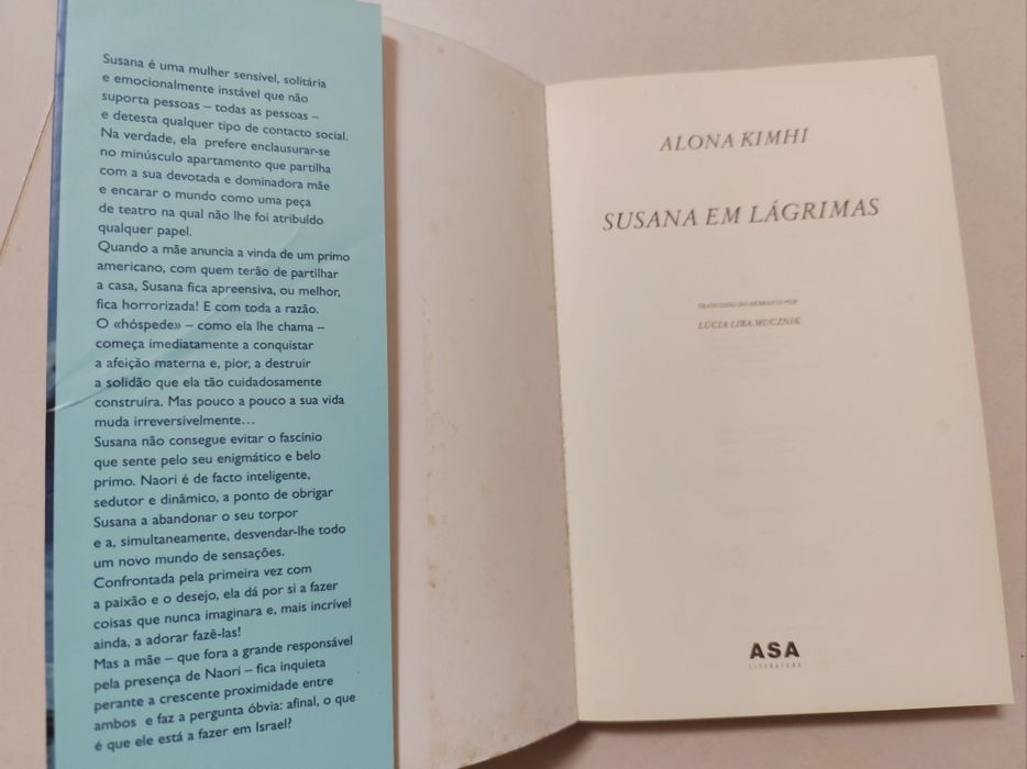 Livro: Susana em Lágrimas de Alona Kimhi