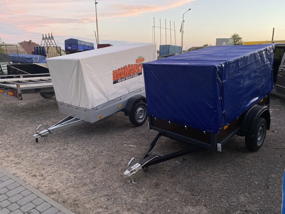 «Світ Причепів» Новий легковий причіп з вищим тентом 1.20х2.00м