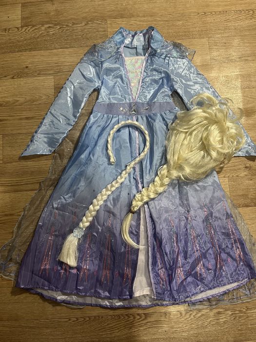 Платье  7-8 лет рост 120-130 принцеса эльза